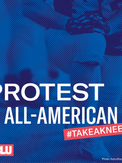 Protest is all-American. Take a knee.