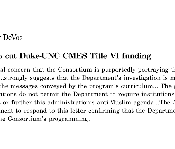ACLU of North Carolina Demand Letter