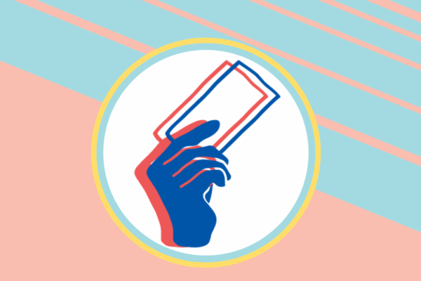 Blue and Red Ballot