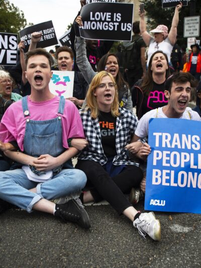 Trans Rights Protest