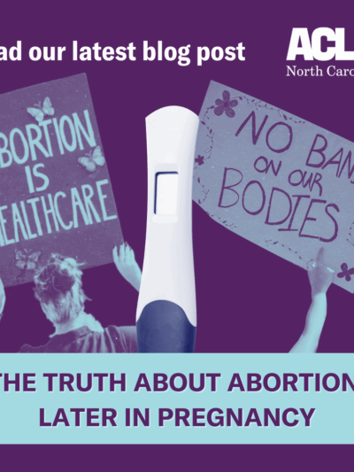 Abortion graphic with signs