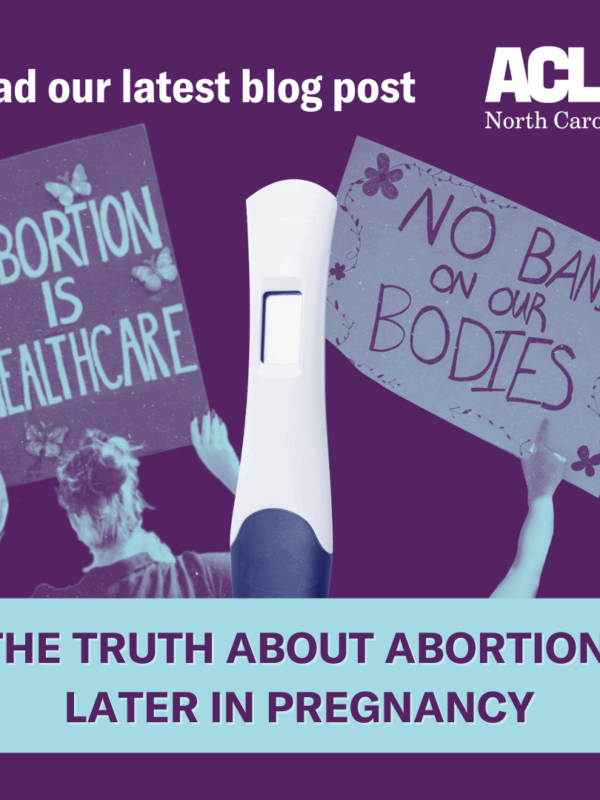 Abortion graphic with signs
