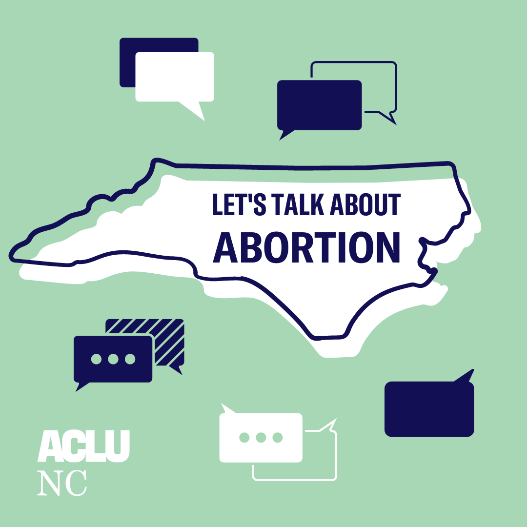 Green graphic with an outline of North Carolina with the text 