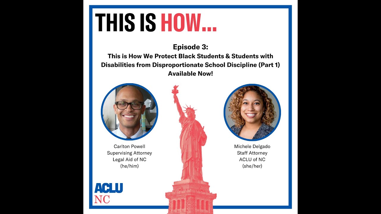 This is How We...stop disproportionate discipline of Black students and Students with Disability