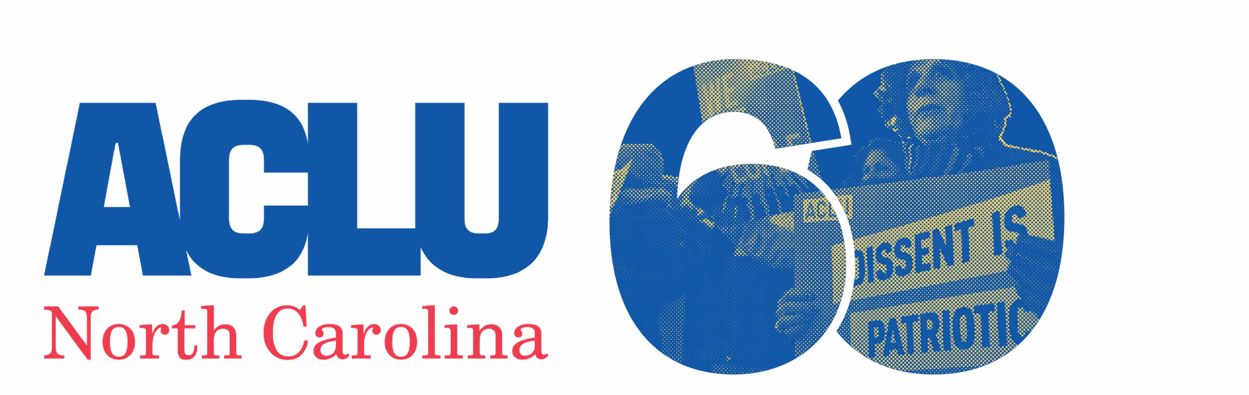 ACLU of North Carolina 60th Anniversary logo