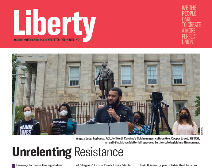Fall - Winter 2021 Newsletter Cover Image