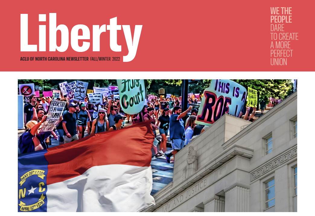 Screenshot of the cover of the Fall/Winter 2022 newsletter