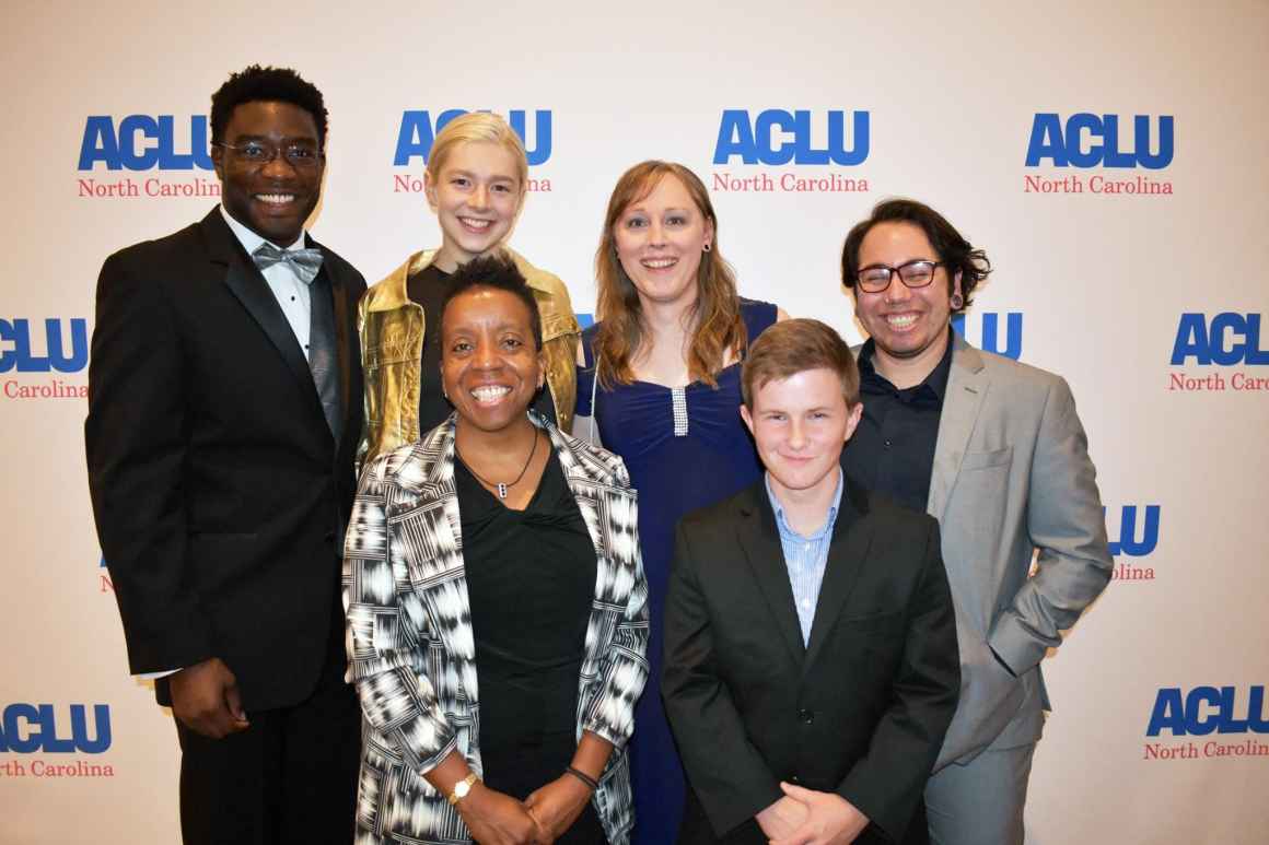 Plaintiffs in our case against HB2 and HB142 at the awards dinner