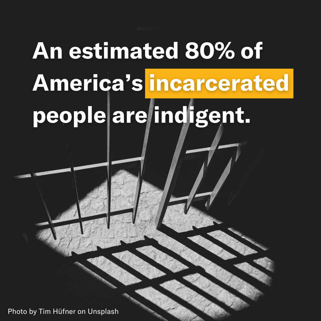 Being incarcerated is expensive.