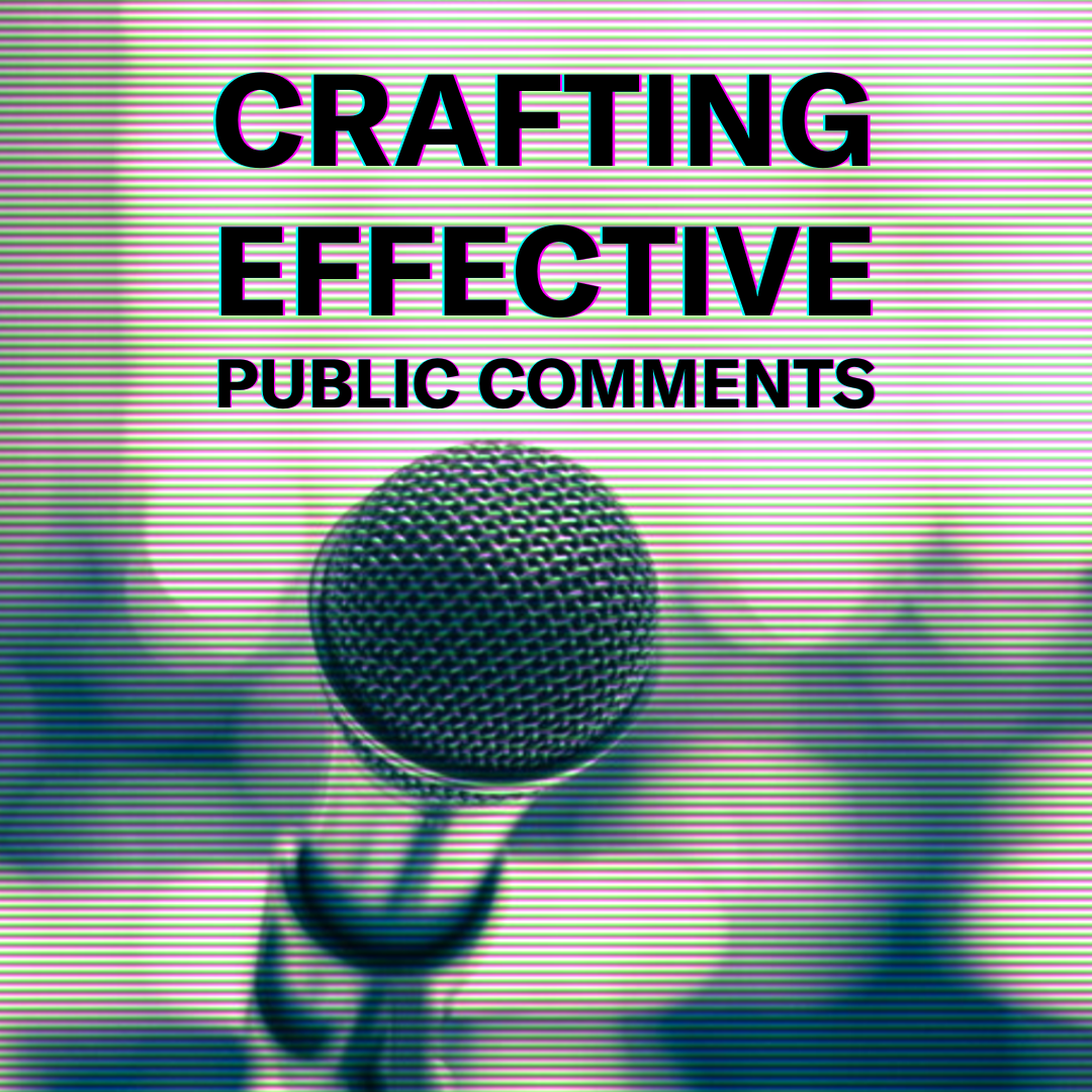 Image: Crafting effective public comments