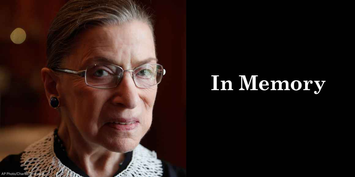 Ruth Bader Ginsburg: In Memory