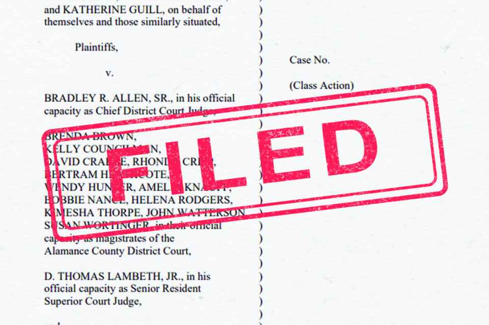 Groups File Federal Lawsuit Challenging Unjust Cash Bail System in 