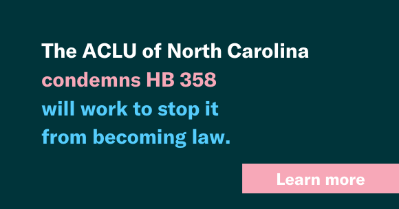 Condemning HB 358