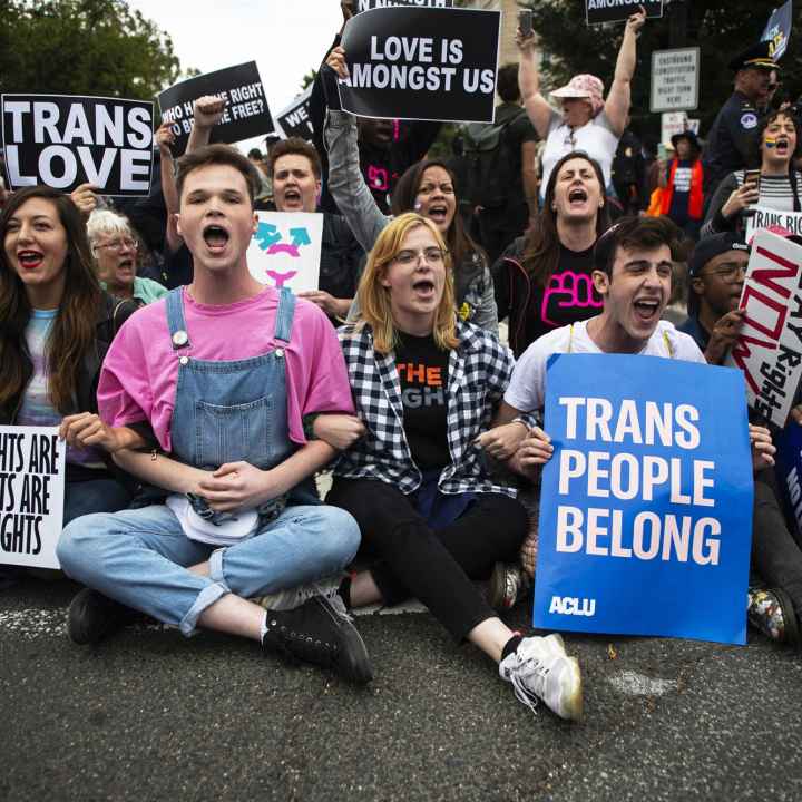Trans Rights Protest