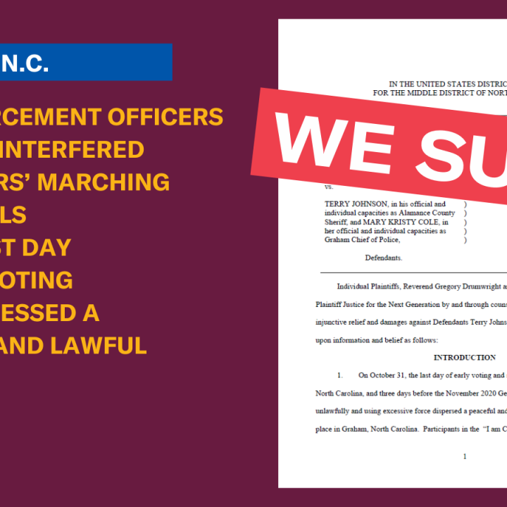Alamance Protest Case 11/2020