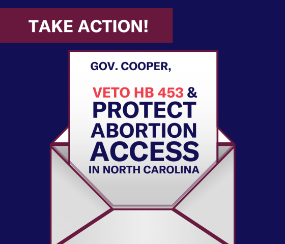 Urge Gov. Cooper to Veto HB 453